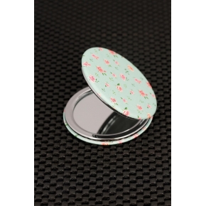 Mint Renk Floral Cep Desenli Ayna